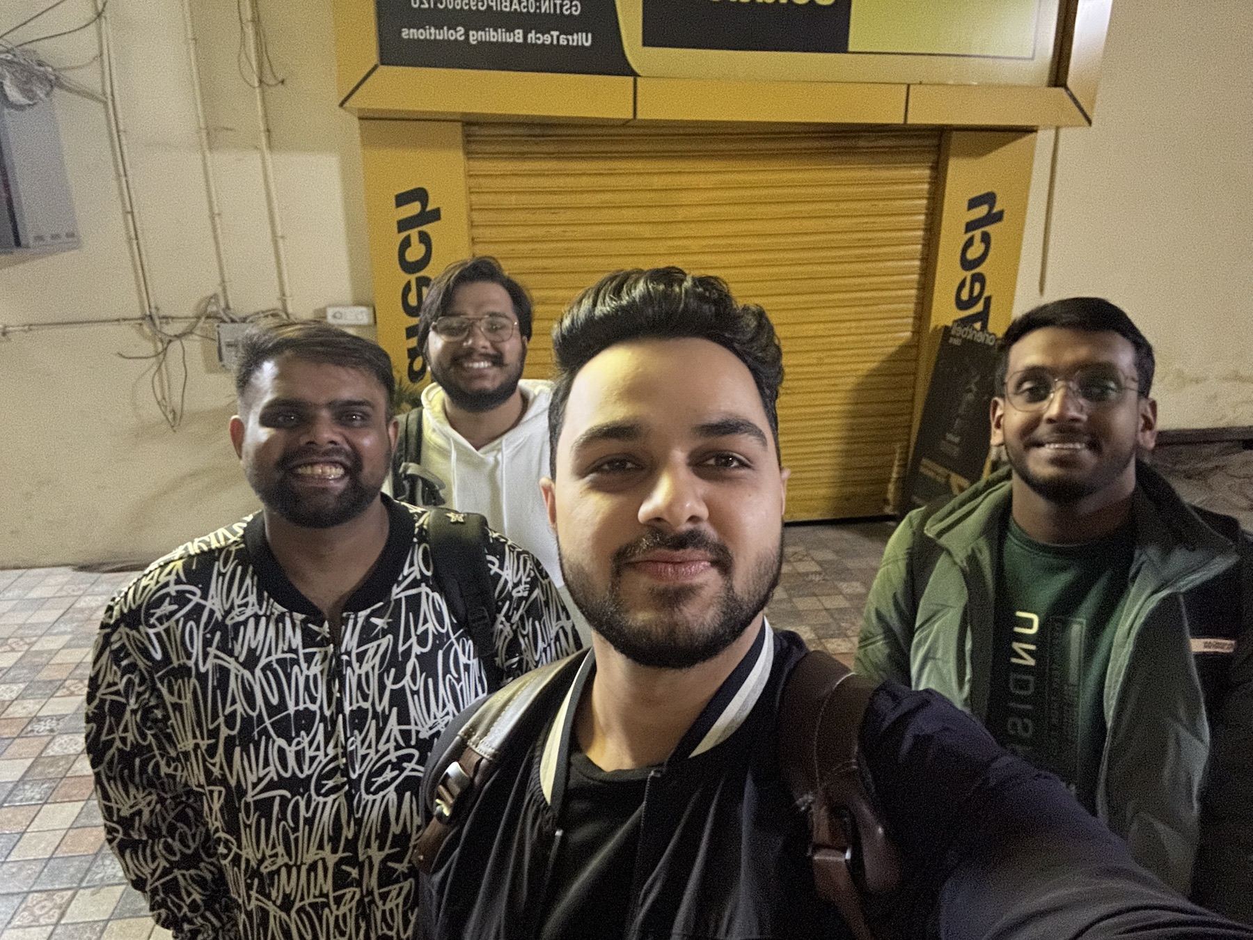 DigiStay's first four founding members together.